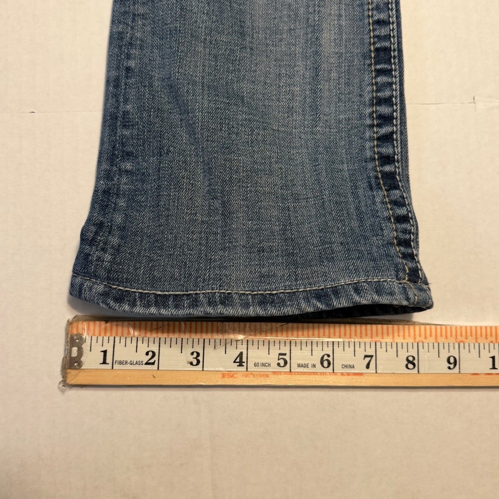 Miss Me Y2K Womens Bootcut Jeans Size 26 Medium Wash Blingy Low Rise Embellished - Picture 7 of 12
